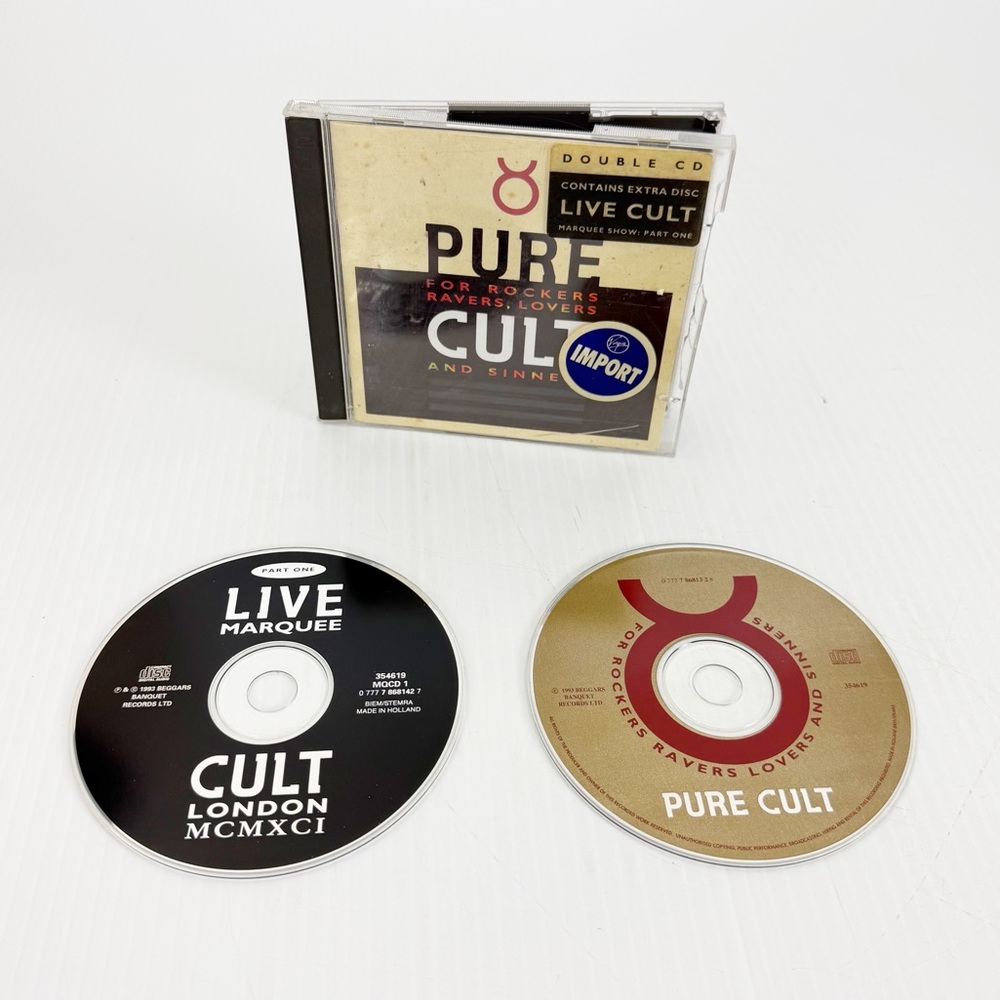 The Pure Cult For Rockers Ravers Lovers Sinners Double Disc Audio Music CD